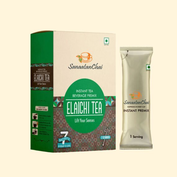 Sanaatan Elaichi Tea – Instant Sachet Pack (7 x 20g)